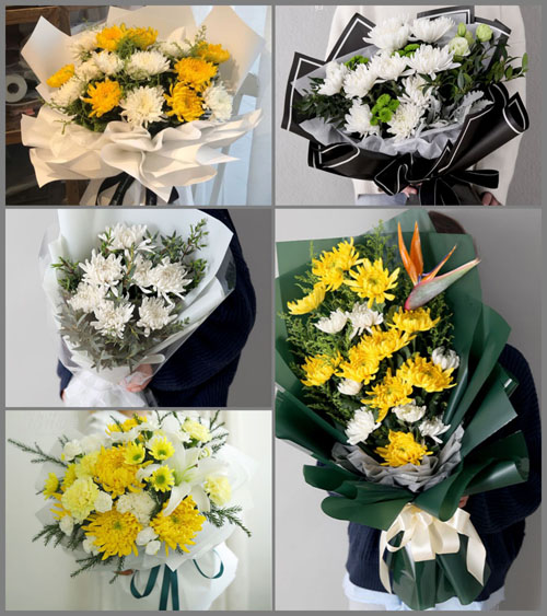 广东肇庆市怀集县蓝钟镇上竹村白事花束代送